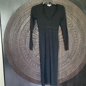 Good American Black Long Sleeve Dress
